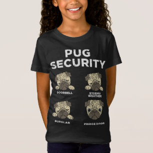 Pug Security Funny Animal Pet Dog Lover Owner Men  T-Shirt