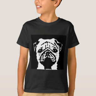 Pug Shirt - Kids Dark T-Shirt