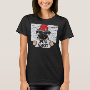 Pug Shot Pug Owner Dog Puppy Paw Love T-Shirt
