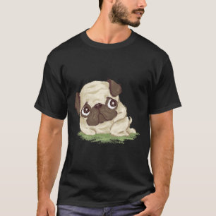 Pug shy Essential  674 T-Shirt