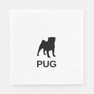 pug silo life napkin