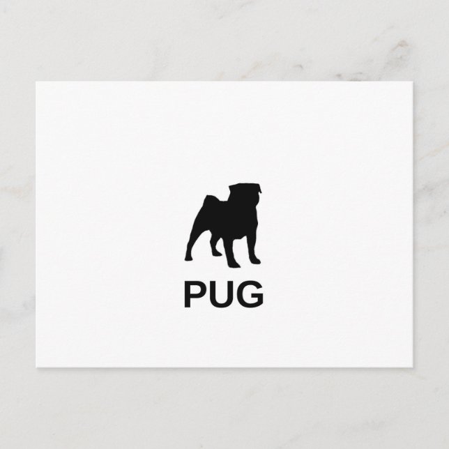 pug silo life postcard (Front)