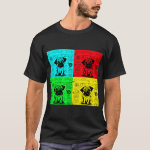 Pug Sketchbook 5 POP ART T-Shirt