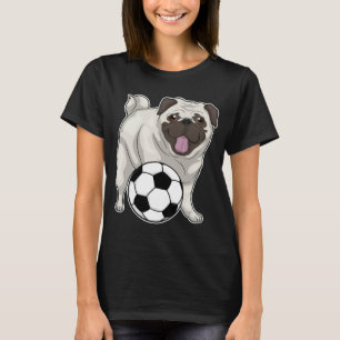 Pug Soccer player Soccer T-Shirt
