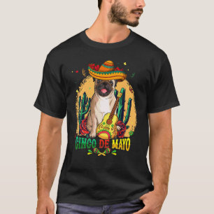 Pug Sombrero Cinco De Mayo Mexican Dog Men Women K T-Shirt