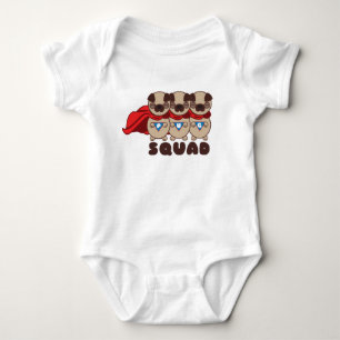 Pug Squad Pugs To The Rescue Infant Tee Bodysuit