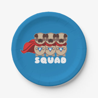 Pug Squad To The Rescue Party Plates