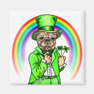 Pug St Patrick's Day Magnet