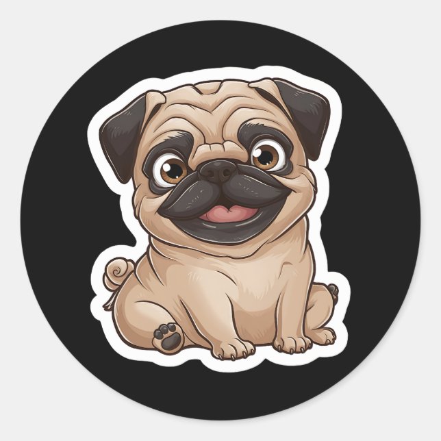 Pug Sticker (Front)