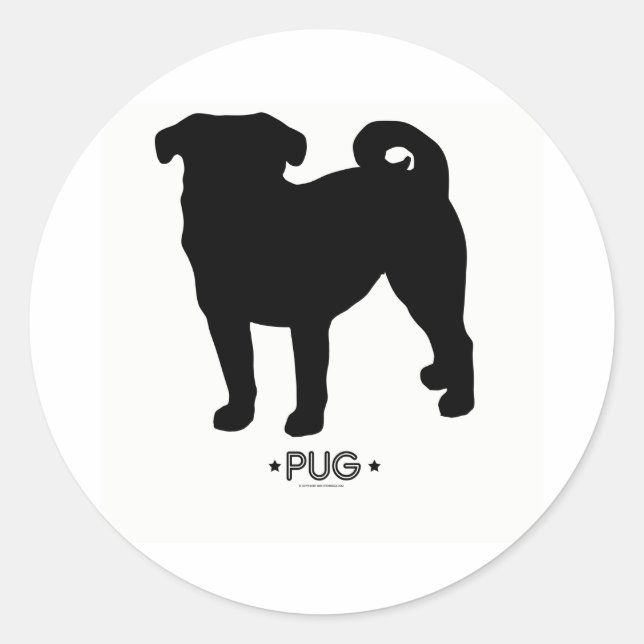 Pug Sticker (Front)
