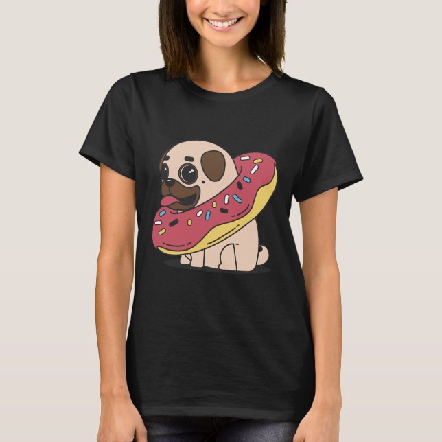 Pug sticker 160 T-Shirt (Front)