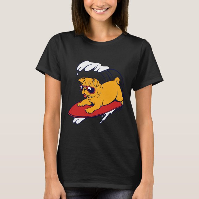 PUG SURF Classic  17 T-Shirt (Front)