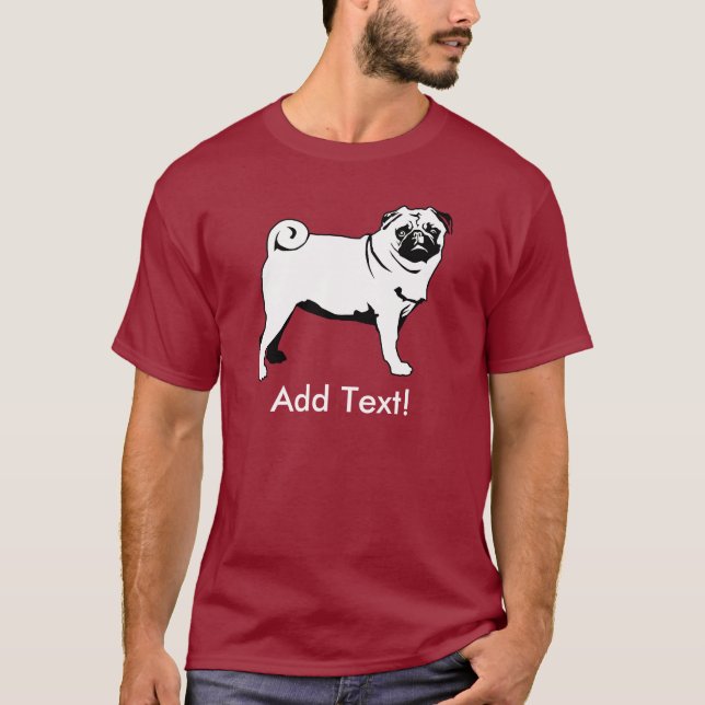 Pug  T-Shirt (Front)