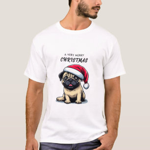 PUG T-SHIRT FOR CHRISTMAS