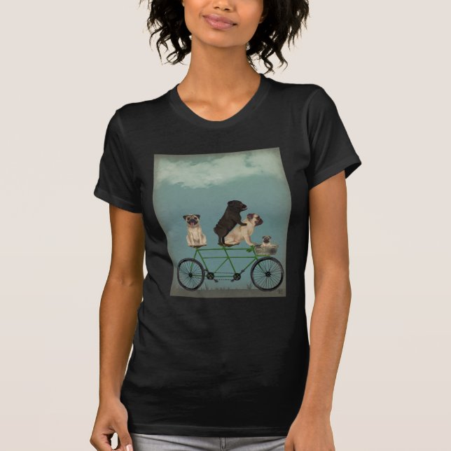 Pug Tandem T-Shirt (Front)
