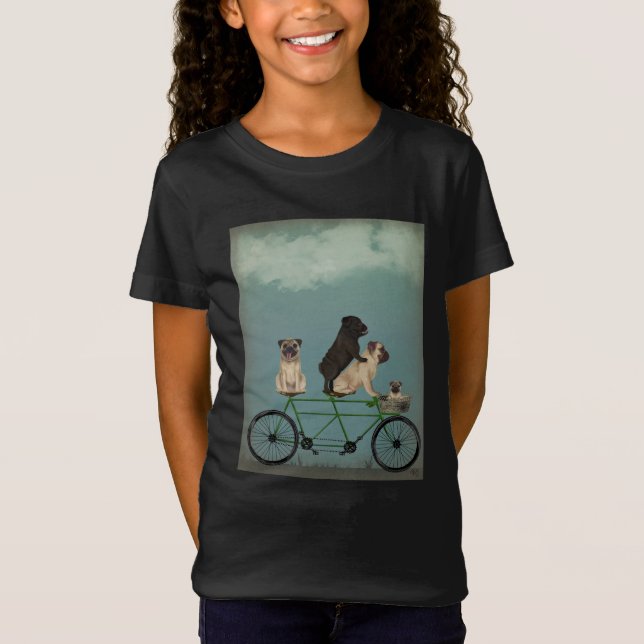 Pug Tandem T-Shirt (Front)
