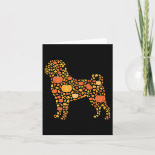 Pug Thanksgiving Dog Lover Fall Coffee Pumpkin Spi Card