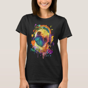 Pug the Loaf Dog Animal Pun Pets Animal Meme T-Shirt
