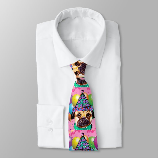 Pug Tie (Tied)