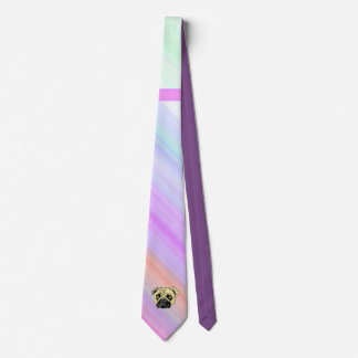 Pug Tie Pink