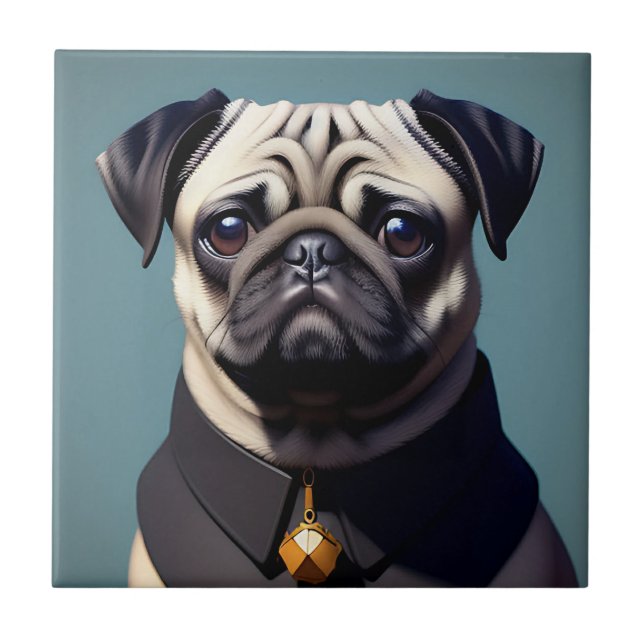 Pug Tile (Front)