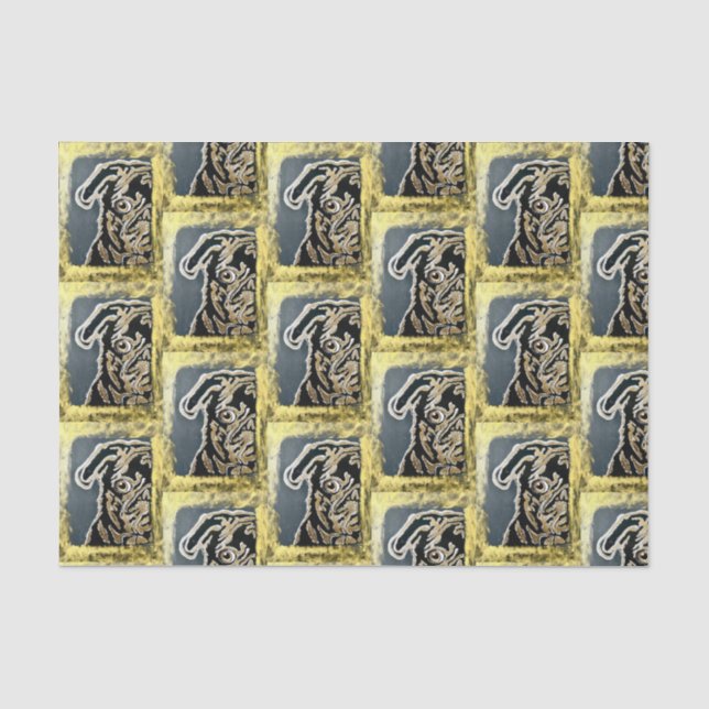 Pug Tissue  Paper (Front)