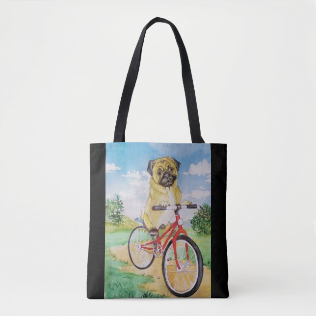 Pug Tote Bag (Front)
