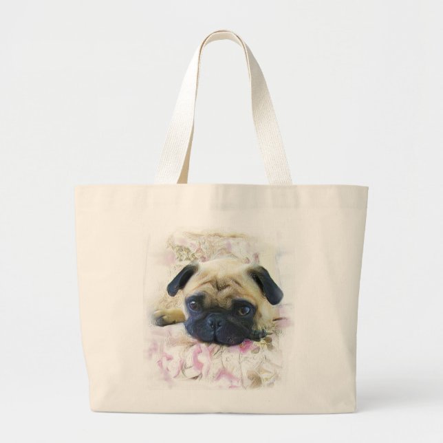 Pug Tote Bag (Front)