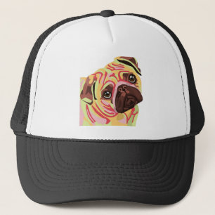Pug Trucker Hat
