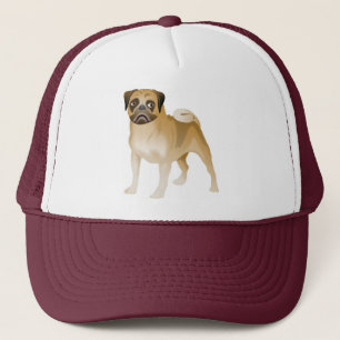 Pug Trucker Hat