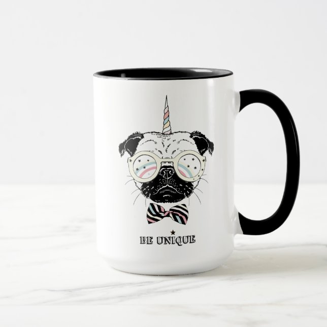 Pug Unicorn | Be Unique Mug (Right)