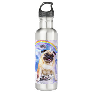 Pug unicorn - Cute pugicorn                        710 Ml Water Bottle