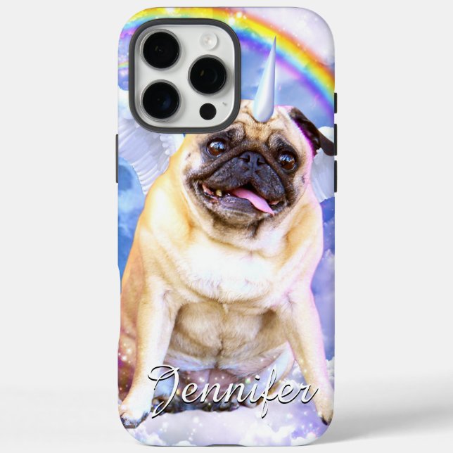 Pug unicorn - Cute pugicorn                        Case-Mate iPhone Case (Back)