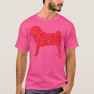 Pug Valentines Day Heart Dog Lover Men Boys Love T-Shirt