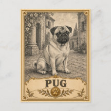 Pug, Vintage Heritage Dog