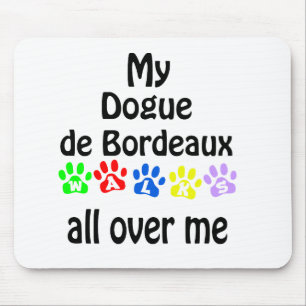 Pug Walks Design Mouse Mat