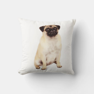 Pug Water Colour Art Painting Cushion