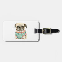 Pug Wearing A Sweater