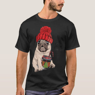 Pug Wishing You A Sweet Christmas T-Shirt