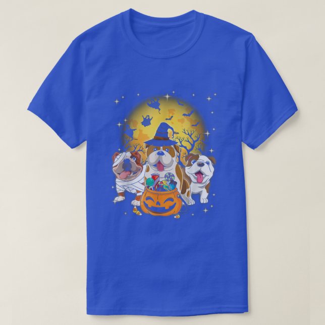 Pug Witch Pumpkin Halloween Gifts Women Pugkin Dog T-Shirt (Design Front)