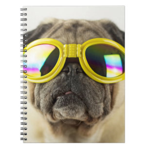 Pug with Goggles Notebook