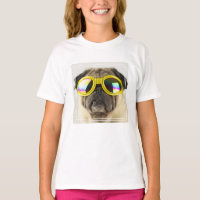 Pug with Goggles