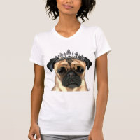 Pug With Tiara