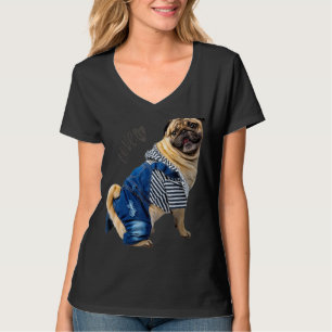 Pug  Women Men Pug Mum Dad Life Love Dog Pet 12 T-Shirt