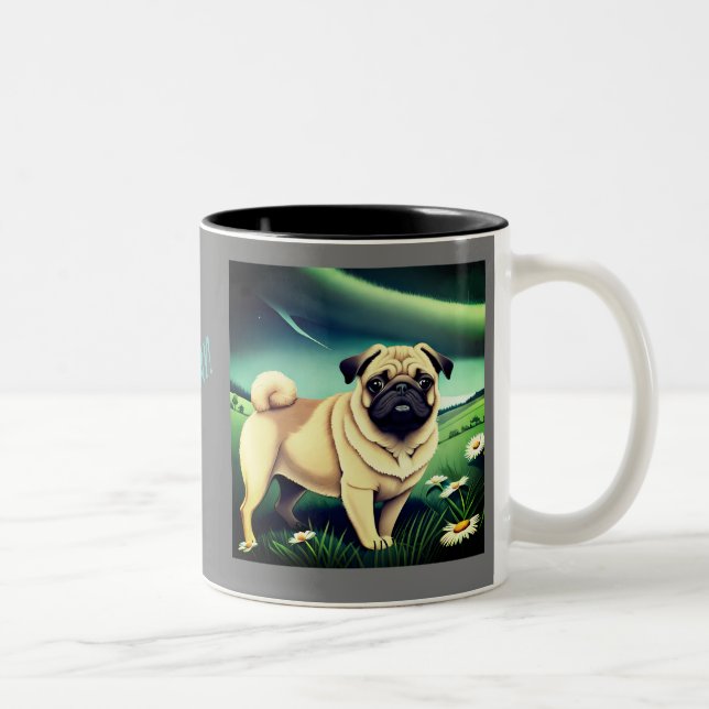 Pug ‘y good day mug (Right)