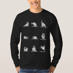 Pug Yoga B&amp;W Classic T-Shirt 759