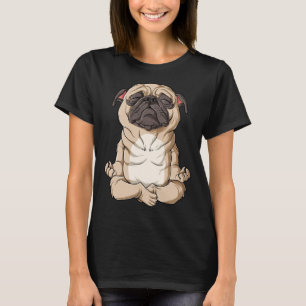 Pug Yoga Men Women Namaste Spiritual Meditation C T-Shirt
