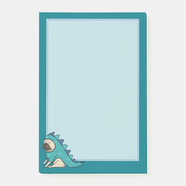 Pugasaurus is "Done" Post-it Notes (Front)