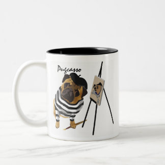 Pugcasso Mug