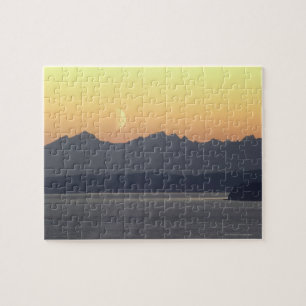 Puget Sound Moonset Jigsaw Puzzle